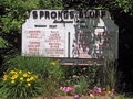 Sprong Bluff's Sign