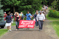 Cornet Band marching back